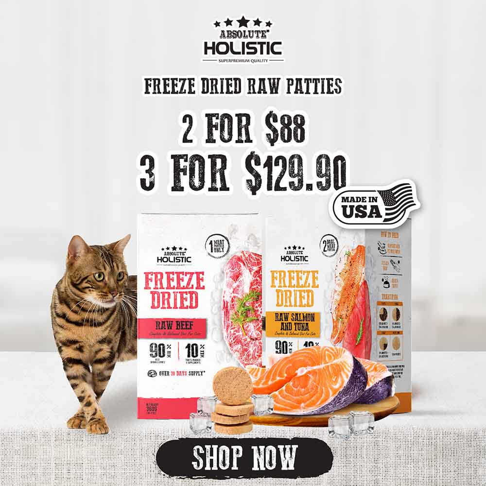 Absolute Holistic Patties Freeze-Dried Cat Food
