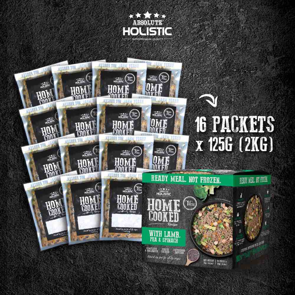 UP TO 35% OFF: Absolute Holistic Home Cooked Recipe Lamb, Peas & Spinach Wet Dog Food