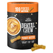Absolute Holistic Peanut Butter Grain-Free Dental Dog Chews Value Tub