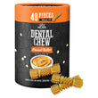 Absolute Holistic Peanut Butter Grain-Free Dental Dog Chews Value Tub