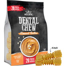 34% OFF: Absolute Holistic Peanut Butter Medium Grain-Free Dental Dog Chews 20pc