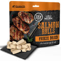 Absolute Holistic Salmon Rolls Freeze Dried Raw Treats for Cats & Dogs 60g