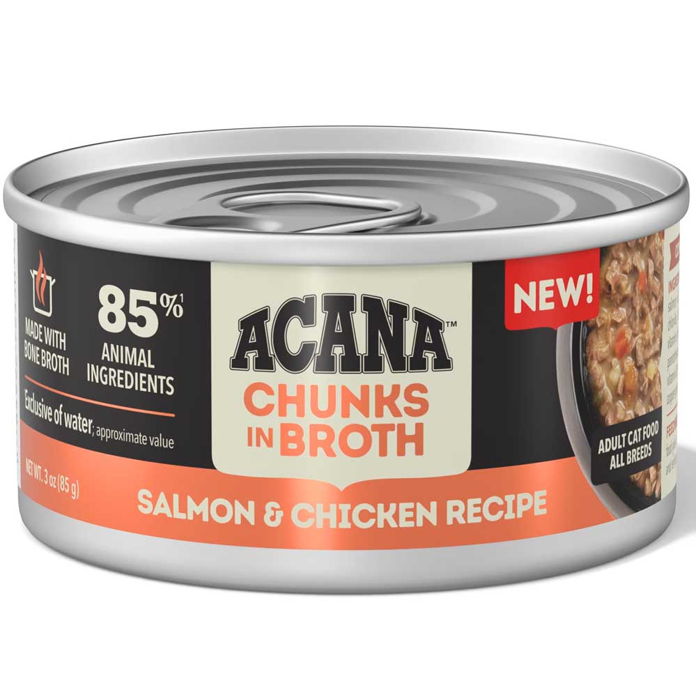 ACANA Chunks In Broth Salmon & Chicken Canned Cat Food