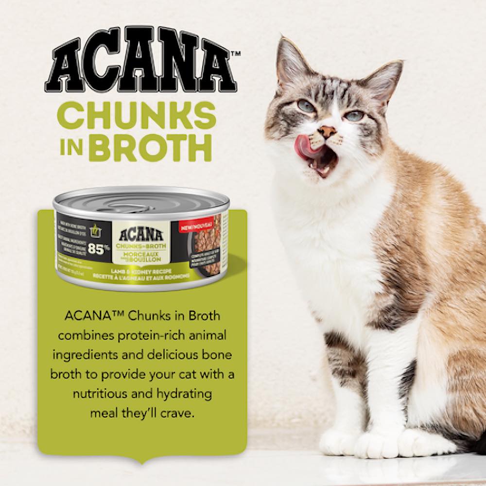 ACANA Chunks In Broth Lamb & Kidney Canned Cat Food