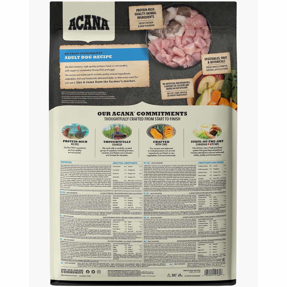 ACANA Heritage Adult Grain-Free Dry Dog Food