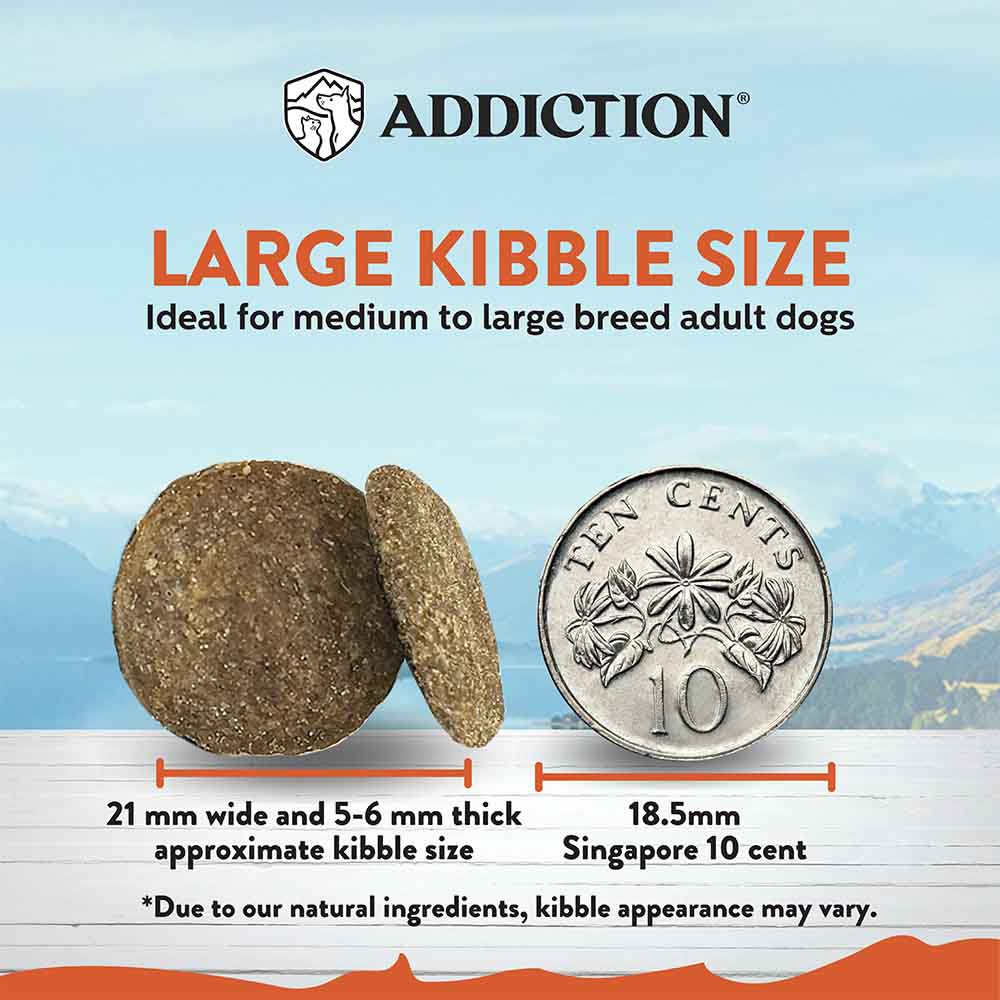 Addiction Mega Chicken Large Breed Adult Dry Dog Food 44lbs