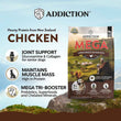 Addiction Mega Chicken Large Breed Senior Dry Dog Food 33lbs