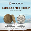 Addiction Mega Chicken Large Breed Senior Dry Dog Food 33lbs