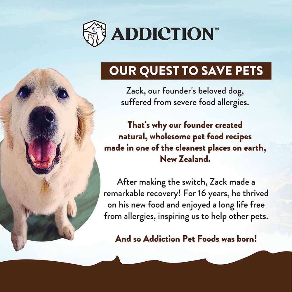 Addiction Mega Chicken Large Breed Senior Dry Dog Food 33lbs