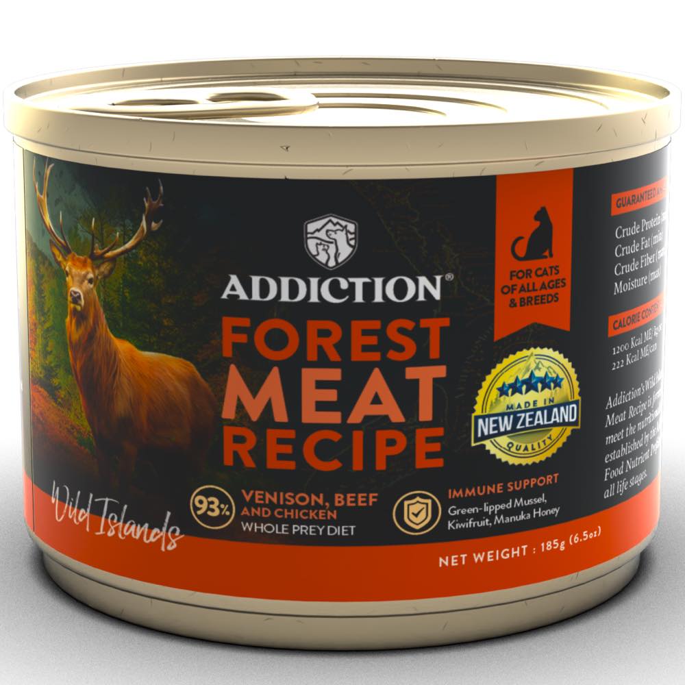 View of Addiction Wild Islands Forest Meat Venison, Beef & Chicken Grain-Free ...