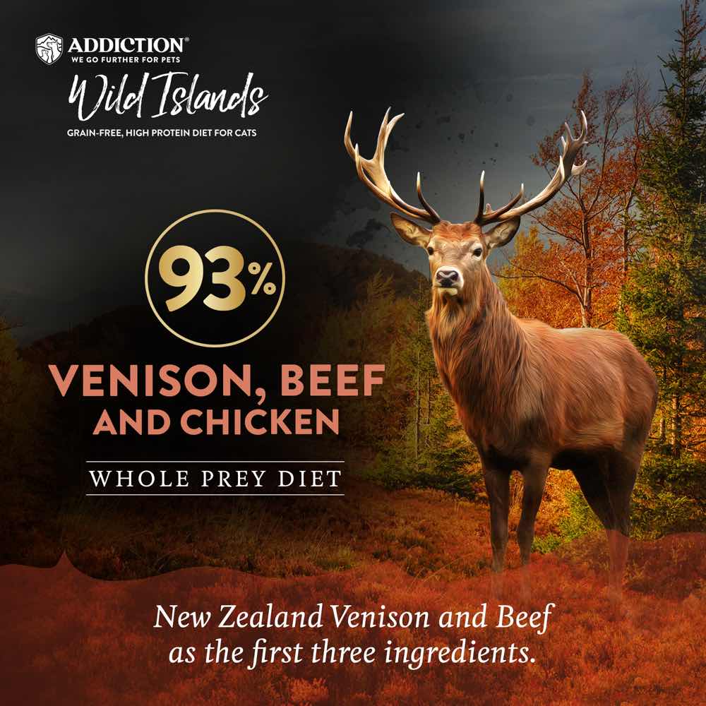 Addiction Wild Islands New Zealand Venison Grain-Free Canned Cat
