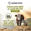 Addiction Wild Islands Highland Beef & Lamb Grain-Free Canned Dog Food 185g
