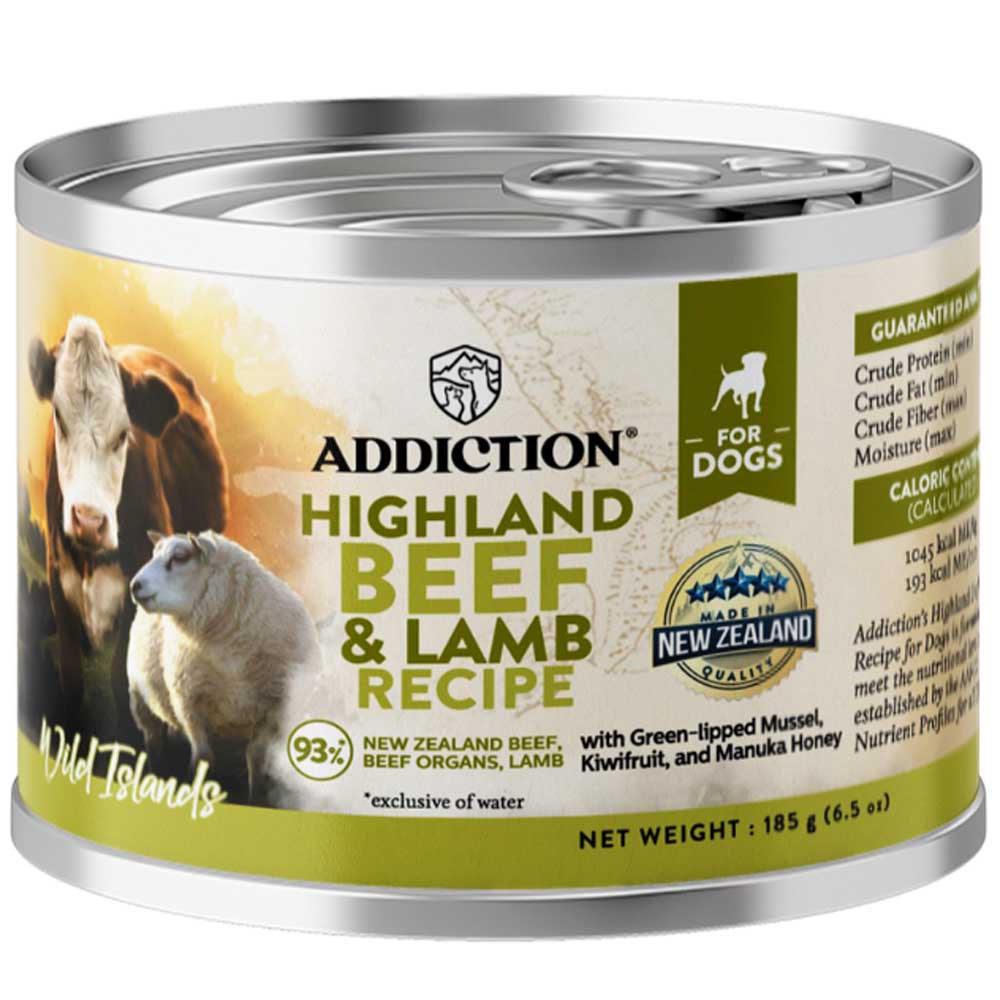 Addiction Wild Islands Highland Beef & Lamb Grain-Free Canned Dog