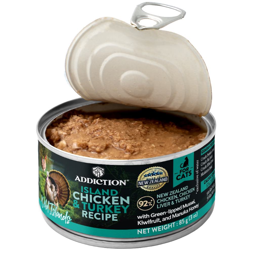 Addiction Wild Islands Island Chicken & Turkey Grain-Free Canned Cat Food 85g