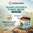Addiction Wild Islands Island Chicken & Turkey Grain-Free Canned Dog Food 185g