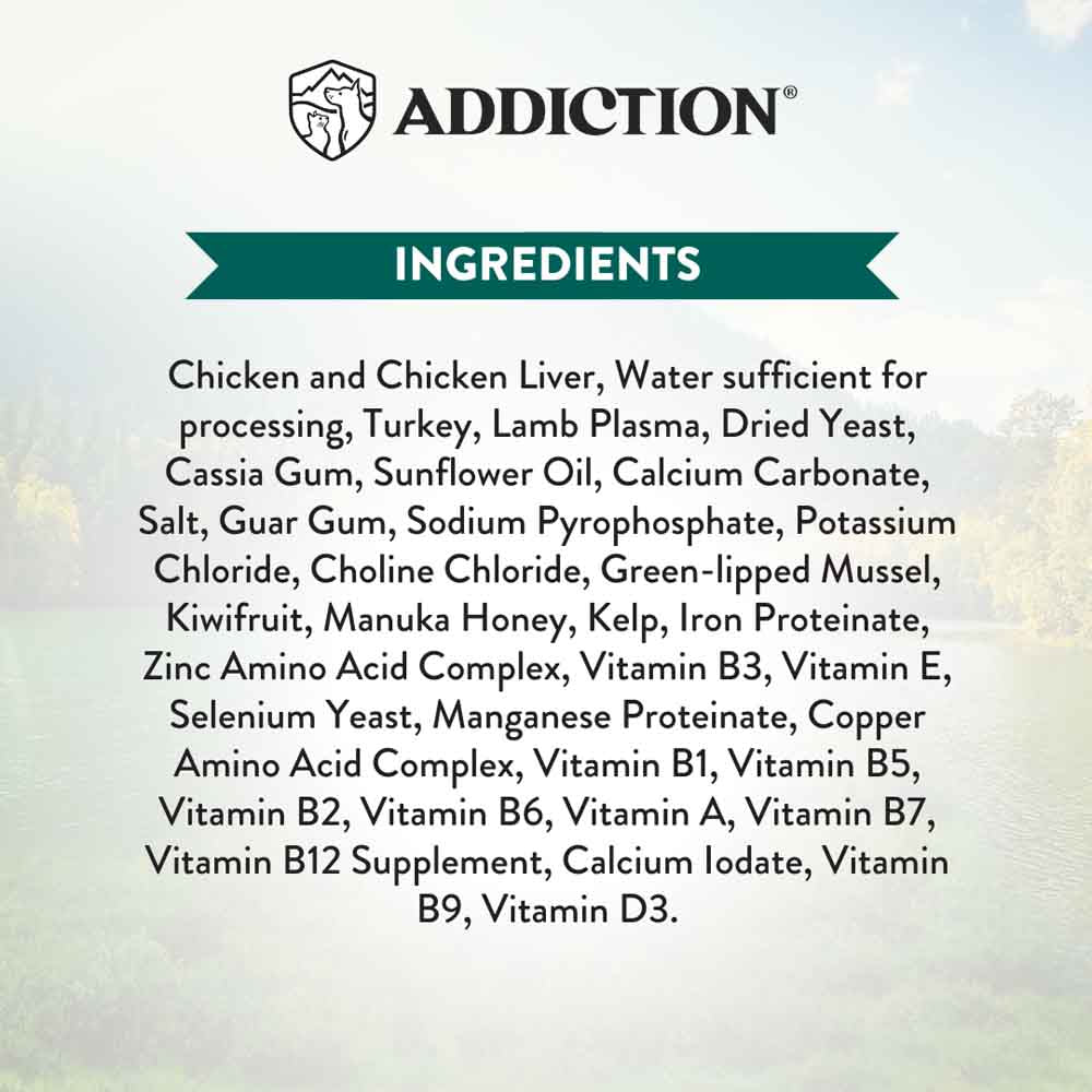 Addiction Wild Islands Island Chicken & Turkey Grain-Free Canned Dog Food 185g