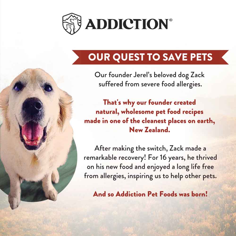 Addiction Wild Islands New Zealand Venison Grain-Free Canned Dog Food 185g