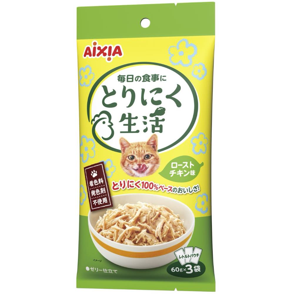 Aixia Chicken Life Roasted Chicken Grain-Free Cat Food 180g