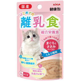 16% OFF: Aixia Kenko Tuna With Chicken Paste Kitten Pouch Cat Food 40g x 12