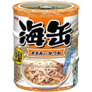 Aixia Umi-Can Mini Skipjack Tuna With Chicken Fillet Canned Cat Food 60g x 3