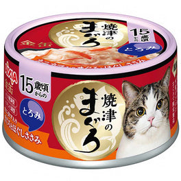 Aixia Yaizu No Maguro Tuna & Chicken with Crabstick in Rich Sauce >15 Years Senior Canned Cat Food 70g