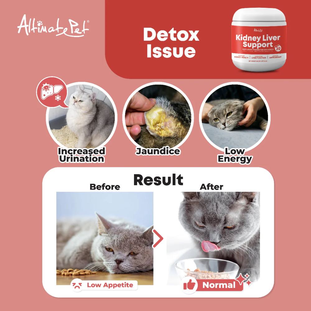 Altimate Pet Kidney & Liver Support Powder Supplement For Cats 150g