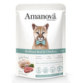 Amanova Beef & Chicken Grain-Free Adult Pouch Cat Food 85g