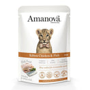 Amanova Chicken & Fish Grain-Free Kitten Pouch Cat Food 85g