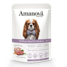 Amanova Beef & Chicken Grain-Free Adult Pouch Dog Food 100g