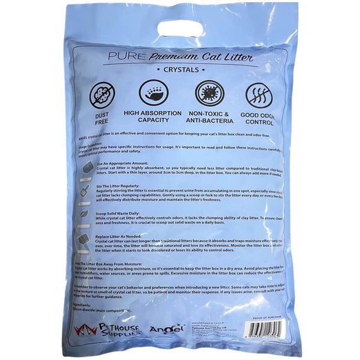 Angel Pure Premium Unscented Crystal Cat Litter 5L Kohepets
