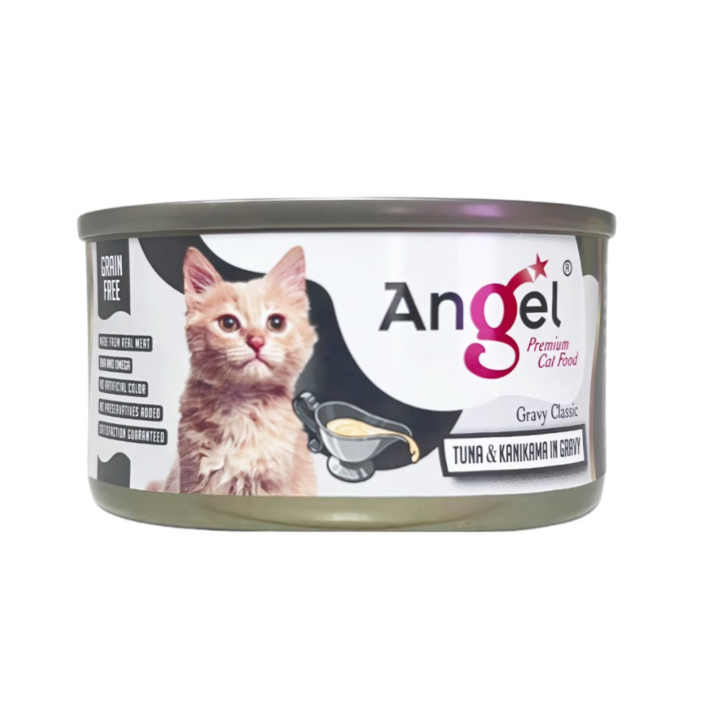 Angel Tuna & Kanikama In Gravy Canned Cat Food 80g - Kohepets