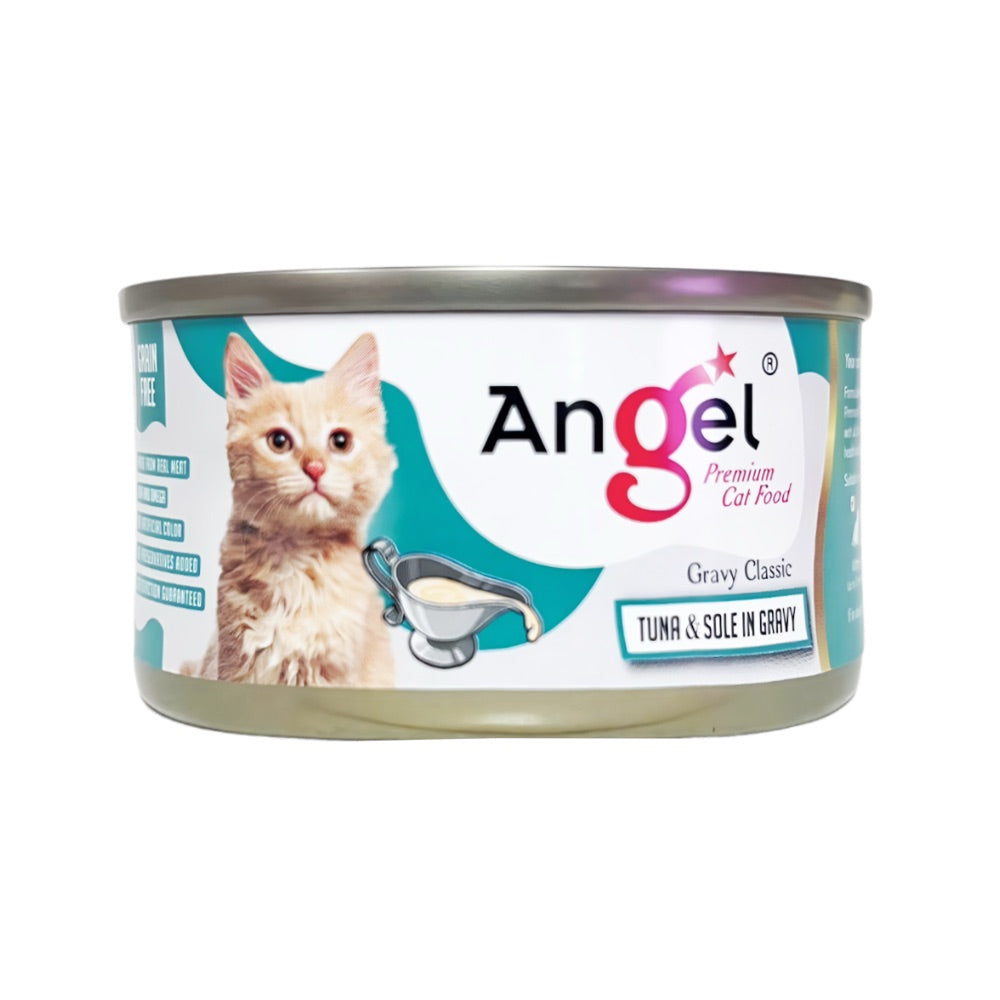 Angel Tuna & Sole In Gravy Canned Cat Food 80g - Kohepets