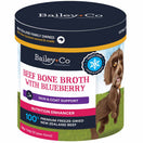 Bailey+Co Blueberry Skin Coat Health Dissolvable Freeze-Dried Beef Bone Broth For Cats & Dogs