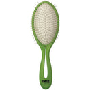 Bass Brushes Bio-Flex Style & Detangle Hair Brush For Cats & Dogs (Green)