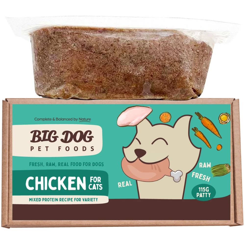 Big Dog BARF Chicken Grain-Free Frozen Raw Cat Food 1.38kg - Kohepets