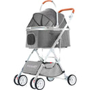 BNDC Pet Stroller 103 For Cats & Dogs (Grey)