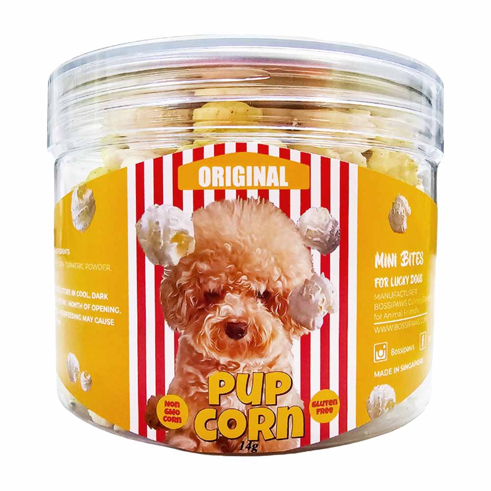 BossiPaws Pupcorn Original Dog Treats 14g