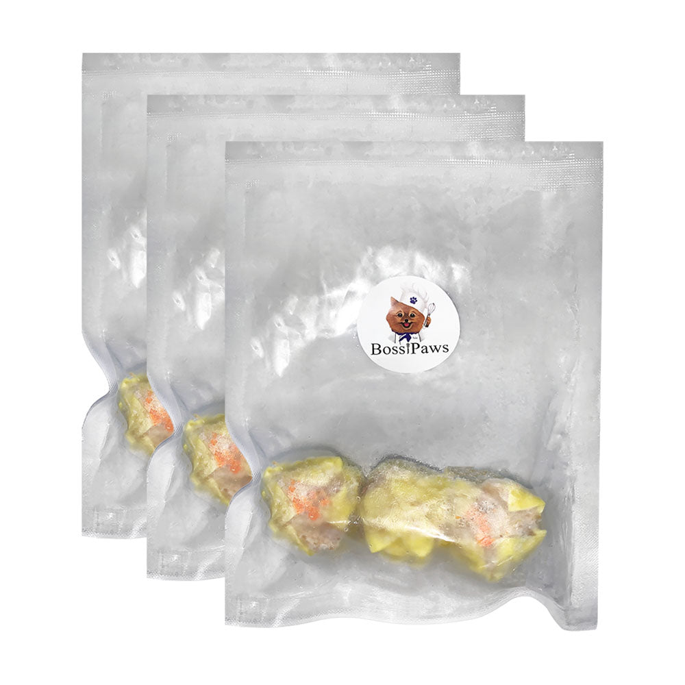 'TRIAL SPECIAL': BossiPaws Dim Sum Siew Mai Frozen Dog Treats Trial Pack 9pc