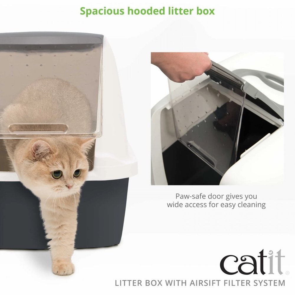 Catit Airsift Hooded Cat Litter Box (Jumbo) Kohepets