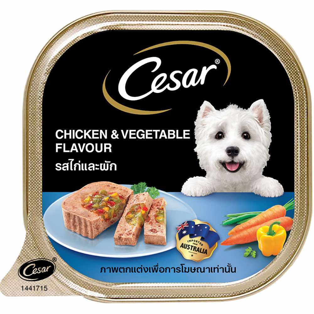 Cesar Chicken & Vegetables Pate Tray Dog Food | Kohepets