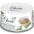 Cherie Healthy Skin & Coat Tuna With Green Beans In Gravy Canned Cat Food 80g