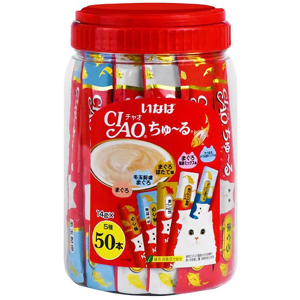 Ciao ChuRu Tuna Festive Pack Liquid Cat Treats 700g - Kohepets