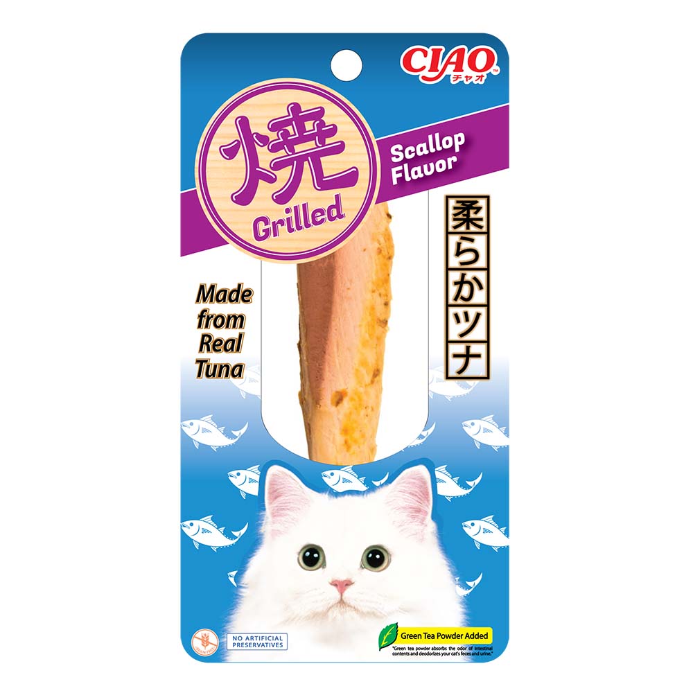 Ciao Grilled Tuna Scallop Flavor Cat Treat 20g