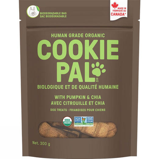 CookiePal Human Grade Organic Pumpkin & Chia Dog Treats 300g