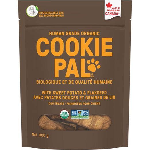 CookiePal Human Grade Organic Sweet Potato & Flaxseed Dog Treats 300g