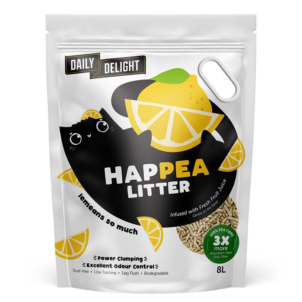 Daily Delight Happea Lemeans so Much (Lemon) Clumping Cat Litter 8L