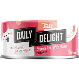 Daily Delight Skipjack Tuna White with Carrot in Jelly Canned Cat Food 80g