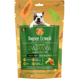 33% OFF: Dogsee Crunch Papaya Grain-Free Freeze-Dried Dog Treats 10g - Kohepets