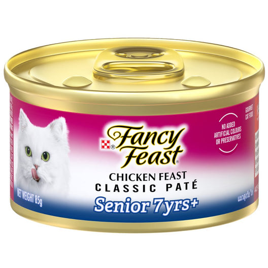 Fancy Feast Classic Pate Chicken Feast Senior Canned Cat Food Kohepets