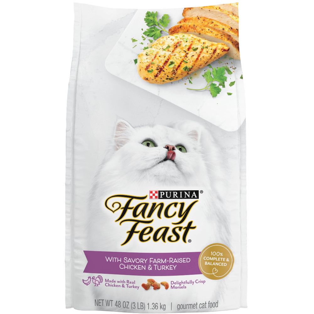 'BUNDLE DEAL': Fancy Feast with Savory Chicken & Turkey Dry Cat Food